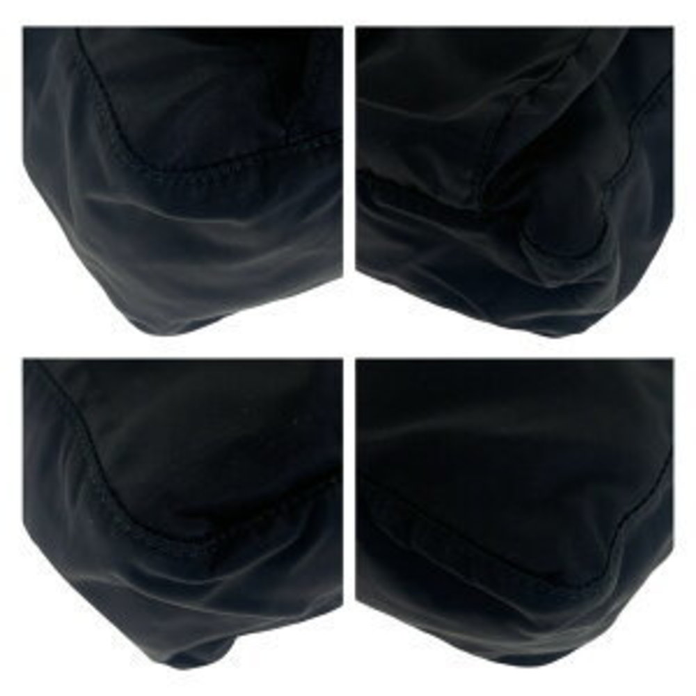Prada Nylon Black Bag Pouch Triangular Shoulder T… - image 3